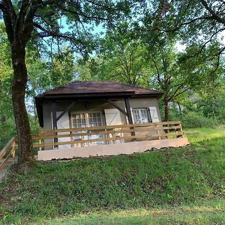 La Colline Aux Chalets, Jaccuzi, Sauna Saint-Chamarand Exterior photo
